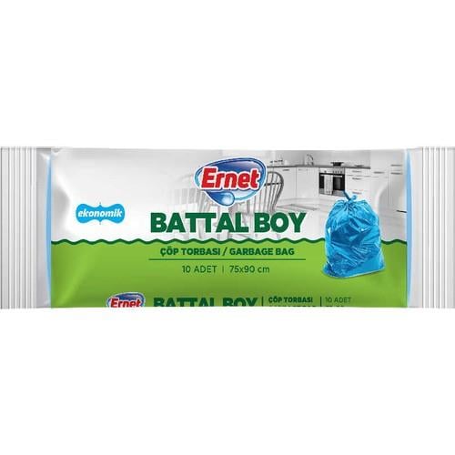 Ernet Standart Çöp Torbası Battal Boy 10LU