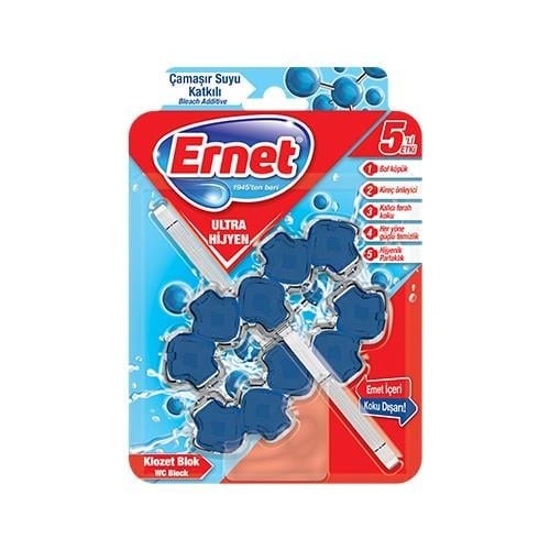 Ernet Ultra Hijyen Klozet Blok Çamaşır Suyu Katkılı 2 x 50 gr
