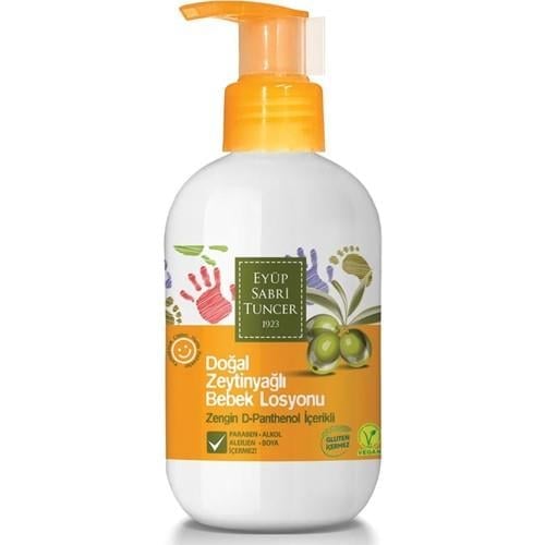 Eyüp Sabri Tuncer Bebek Losyonu 280 ml Zeytin Yağı ile Hassas Ciltlere Uygun