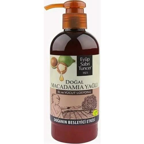 Eyüp Sabri Tuncer Macadamia Yağlı Vücut Losyonu - 250 ml, Unisex, Doğal İçeriklerle Zenginleştirilmiş Nemlendirici
