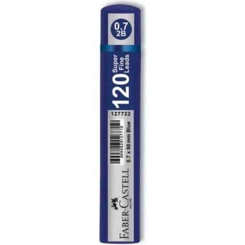 Faber-Castell Grip Min 0.7 2B 60Mm 120 Adet Mavi Tüp
