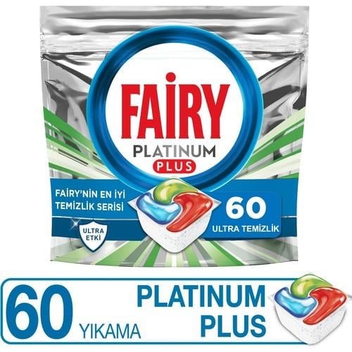 Fairy Platinum Plus Ultra 60'lı Bulaşık Makinası Deterjanı Tableti / Kapsülü