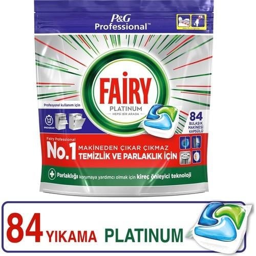Fairy Prof Platinum Bulaşık Makinesi Kapsülü 84 Yıkama