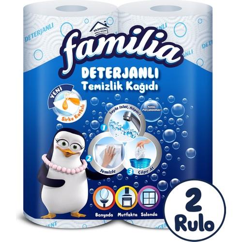 Familia Kokusuz Temizlik Kağıdı 2 Rulo 1 Paket Dayanıklı ve Ultra Emici Özellikte
