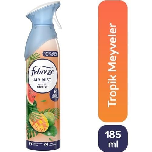 Febreze Hava Ferahlatıcı Sprey Oda Kokusu Tropik Meyveler 185 ml