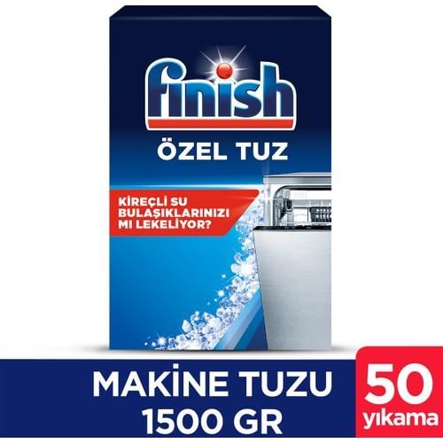 Finish Bulaşık Makinesi Tuzu 1,5 kg - Kireç Önleyici, Güçlü Temizlik ve Kokusu Olmayan Özel Formül