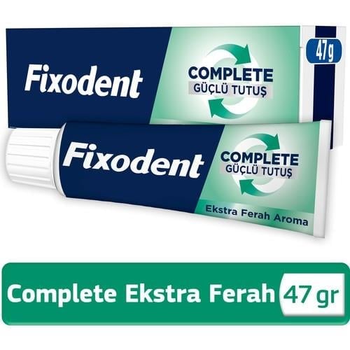 Fixodent Complete Ekstra Ferah Diş Protezi Yapıştırıcı Krem 47G