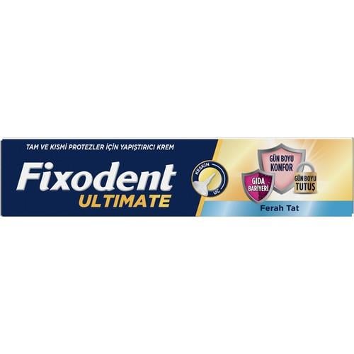 Fixodent Professional Diş Protez Yapıştırıcı Krem 40 gr Hafif Nane Aromalı Güçlü Tutuş ve Diş Eti Koruması