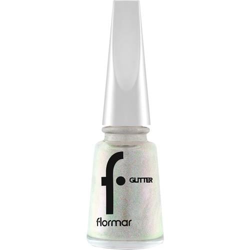 Flormar Glitter Yarı Transparan & Parlak Bitişli Simli Oje