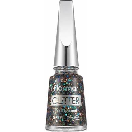 Flormar Glitter Yarı Transparan & Parlak Bitişli Simli Oje (Colorjoy 41) 8682536016711