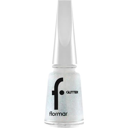 Flormar Glitter Yarı Transparan & Parlak Bitişli Simli Oje