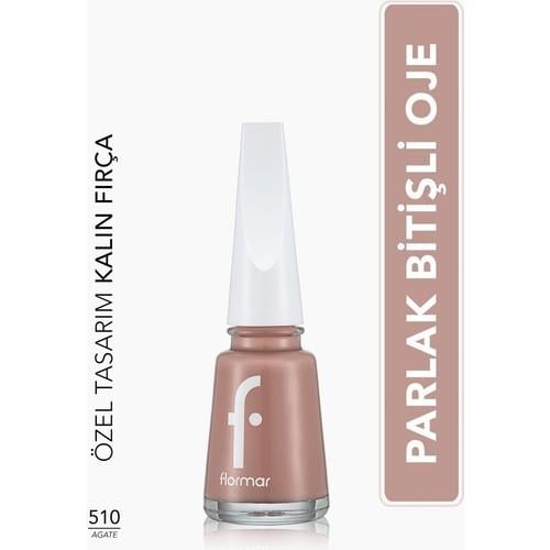Flormar Klasik Parlak Bitişli Yüksek Pigmentli Oje ( 510 Agate New) 8682536036375