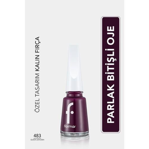 Flormar Klasik Parlak Bitişli Yüksek Pigmentli Oje (483 Queen Zenobia New) 8682536036252