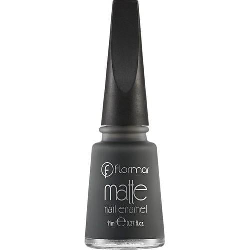 Flormar M03 Elegant Grey Mat Oje 11 ml Göz Alıcı Kadifemsi Etki Tüm Cilt Tipleri İçin