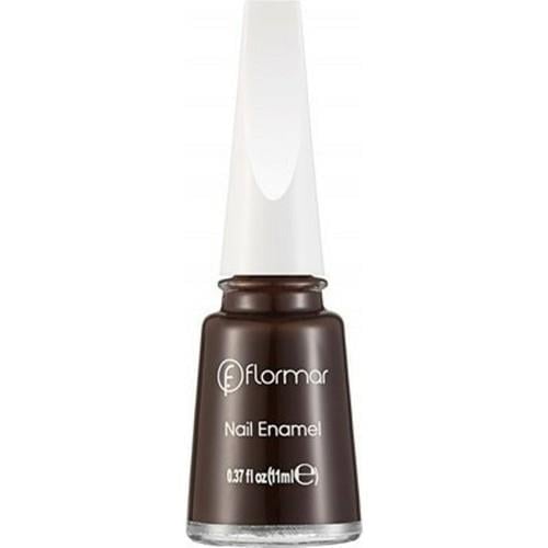 Flormar Nail Enamel Oje 514 Koyu Kahverengi Renk 11 ml Uzun Süreli Etki
