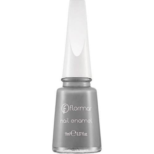 Flormar  Nail Enamel Yüksek Pigmentli & Parlak Bitişli Oje (417 Steel Gray)