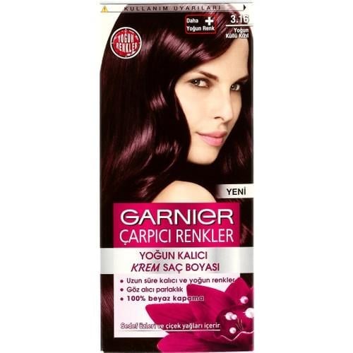 Garnier Çarpıcı Renkler 3.16 Yoğun Küllü Kızıl