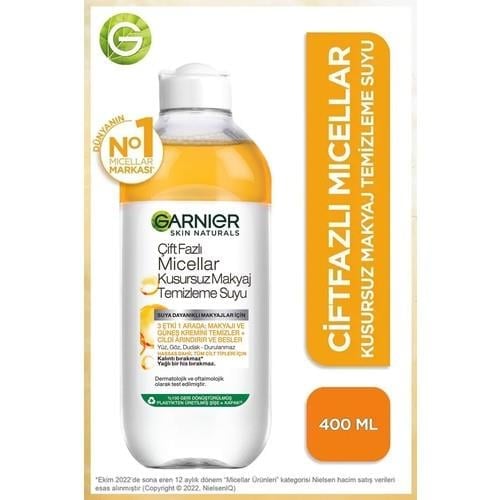 Garnier Micellar Kusursuz Makyaj Temizleme Suyu 400ML