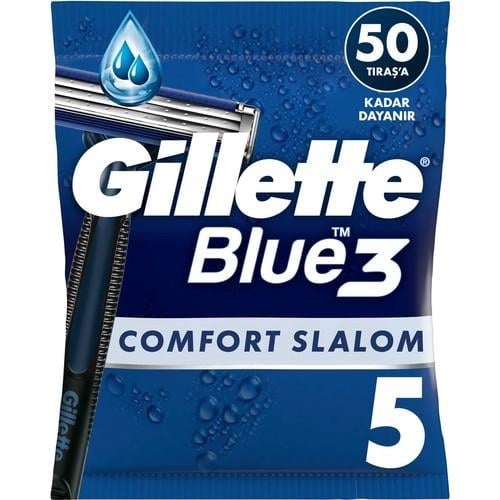 Gillette Blue3 Slalom Kullan At Tıraş Bıçağı 5'li