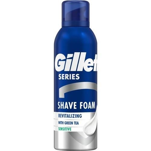Gillette Canlandırıcı Tıraş Köpüğü 200 ml Erkekler İçin Hassas Cilt Dostu Koruma