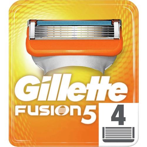 Gillette Fusion Tıraş Bıçağı Yedek 4'lü Hassas Cilt Dostu Kayganlaştırıcı Bantla