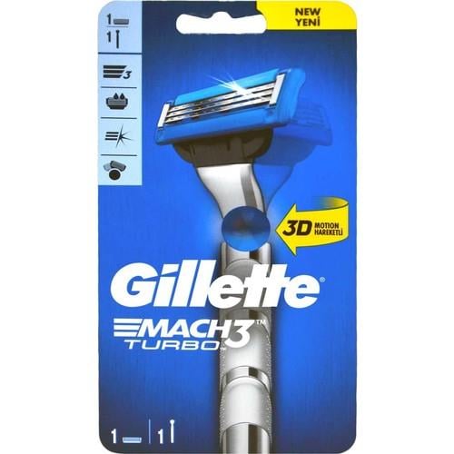 Gillette Gillette Mach3 Turbo 3D 1up Tıraş Makinesi 7702018514281 Tıraş Makinesi