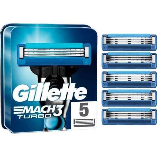 Gillette Mach3 Turbo Yedek Tıraş Bıçağı 5'li