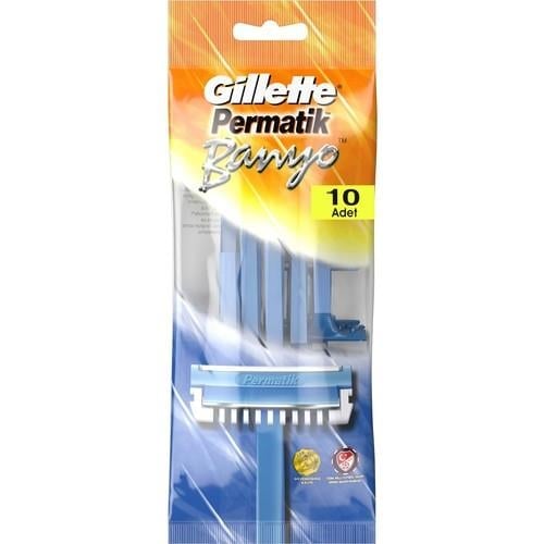 Gillette Permatik Banyo Kullan At Tıraş Bıçağı 10'lu