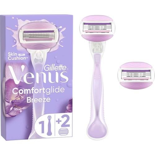 Gillette Venus Comfort Glide Breeze Tıraş Makinesi + 2 Adet Yedek Başlık