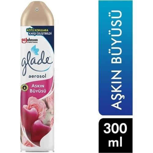 Glade Aerosol Air Freshener 300 ml Love Magic