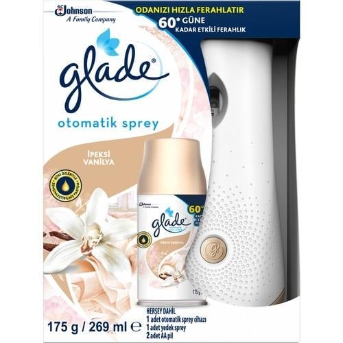 Glade Otomatik Sprey Vanilya Makine + Yedek 269 ml
