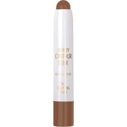 Golden Rose Chubby Kontür Stick No:03 Medium Deep – E Vitaminli, Vegan, Mat-Saten Kremsi Doku, Tüm Cilt Tiplerine Uygun