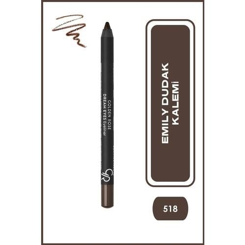 Golden Rose Dream Lips Dudak Kalemi Kahverengi No:518 Yumuşak Uçlu Suya Dayanıklı Tekli Ürün