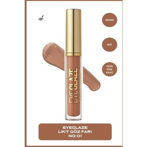 Golden Rose Eye Glaze Liquid Eyeshadow No: 01 Woody - Likit Göz Farı - 8691190509095