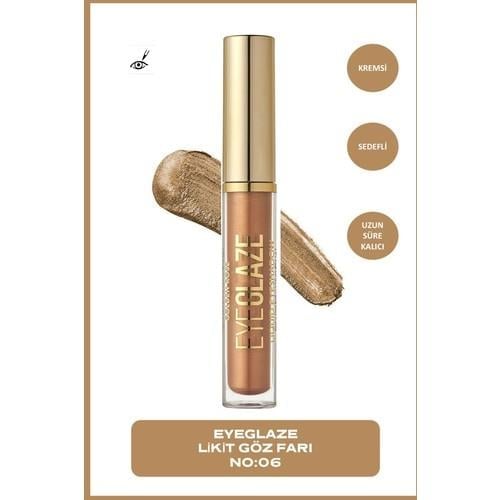 Golden Rose Eye Glaze Liquid Eyeshadow No: 06 Gold Bronze - Likit Göz Farı - 8691190509149