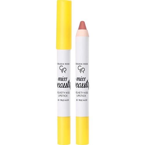 Golden Rose gr Mıss Beauty Velvety Kıss Lıps. No:01 True Nude