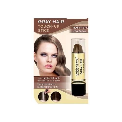 Golden Rose Grey Hair Touch-Up Stick No:03 Medium Brown - Saç Beyazlarını Kapatan Stick - 8691190067151