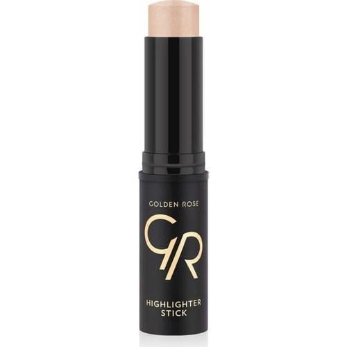 Golden Rose Highlighter Stick Bright Gold 01 4,5 g – Yumuşak Dokulu, Kolay Sürülür Işıltılı Aydınlatıcı