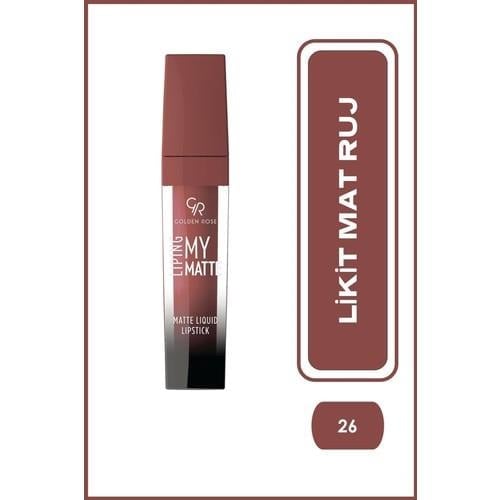Golden Rose Liping My Matte - 26 - Likit Mat Ruj