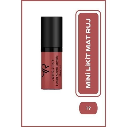 Golden Rose Longstay Liquid Matte Lipstick(Mini) No:19 1 PaketRuj
