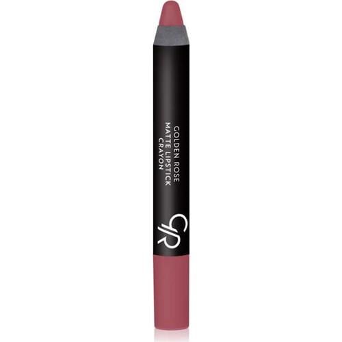 Golden Rose Matte Lipstick Crayon No: 08 Mulberry - Mat Kalem Ruj - 8691190903084