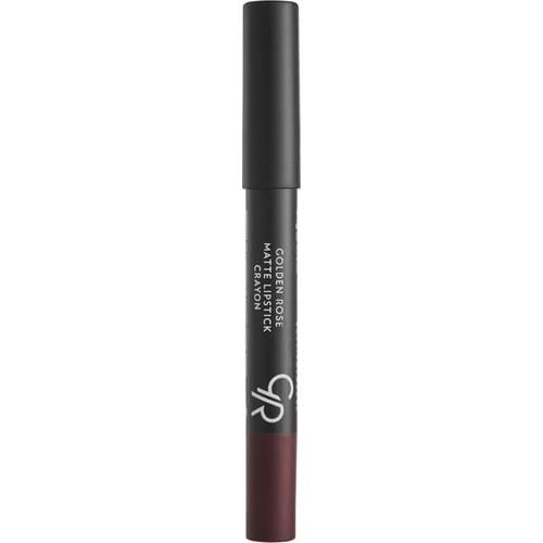 Golden Rose Matte Lipstick Crayon No: 02 Dark Wine - Mat Kalem Ruj - 8691190903022