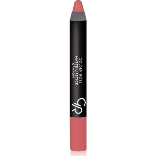 Golden Rose Matte Lipstick Crayon No: 13 Peach Pink - Mat Kalem Ruj - 8691190903138