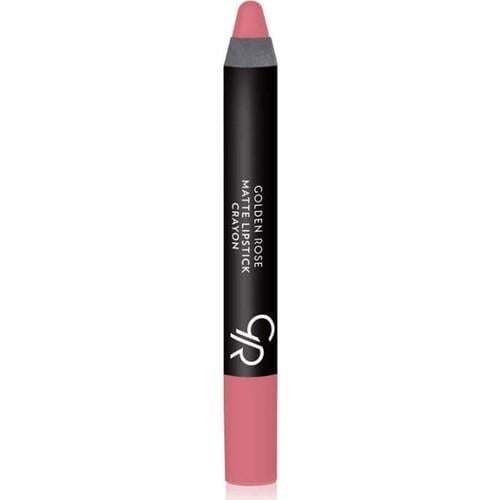 Golden Rose Matte Lipstick Crayon No: 12 Soft Pink - Mat Kalem Ruj - 8691190903121