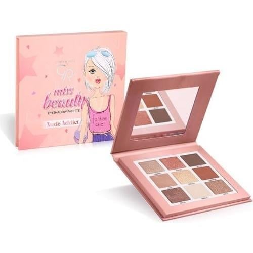 Golden Rose Miss Beauty Eyeshadow Palette No: 02 Nude Addict - Far Paleti - 8691190435110
