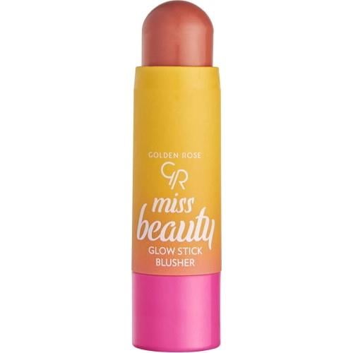 Golden Rose Miss Beauty Glow Stick Blusher No: 01 Peach Flash - Stik Allık - 8691190441913