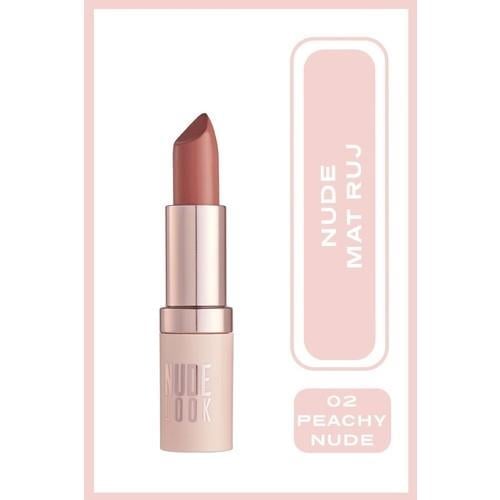 Golden Rose Nude Look Perfect Matte Lipstick No: 02 Peachy Nude - Mat Ruj - 8691190967291