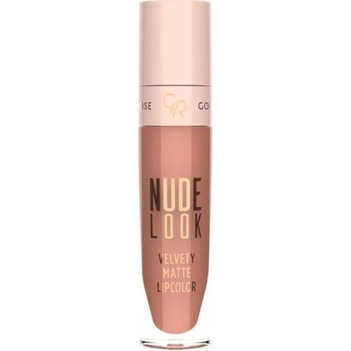 Golden Rose Nude Look Velvety Matte Lipcolor No: 02 Peachy Nude - Likit Mat Ruj - 8691190967451