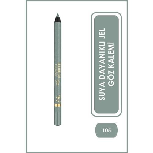 Golden Rose Tattoo Gel Eye Pencil Waterproof No: 105 - Suya Dayanıklı Jel Göz Kalemi - 8691190512187