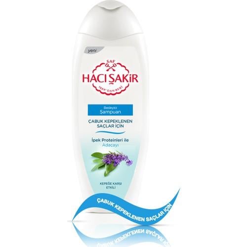 Hacı Şakir Şampuan Adaçayı-Kepek 500 ml